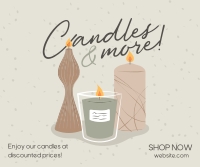 Candles & More Facebook Post Design