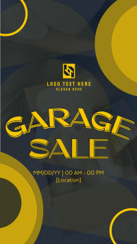 Garage Sale Circles Instagram Story Design