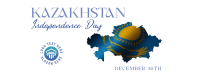 Kazakhstan Day Flag Facebook Cover Design