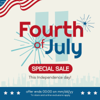 Fourth of July Promo Instagram post Image Preview