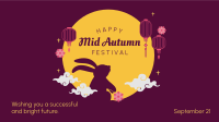 Mid Autumn Festival Rabbit Facebook event cover Image Preview