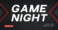 Game Night Facebook Ad Design