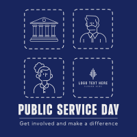 Public Service Day Instagram post Image Preview