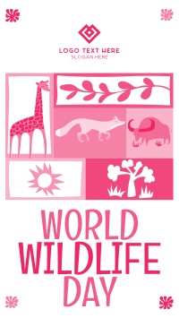 Paper Cutout World Wildlife Day Instagram Story Design