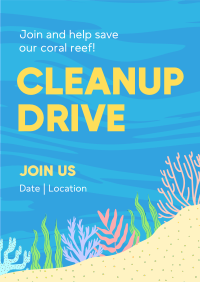 Clean Up Drive Poster Design