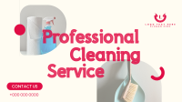 Spotless Cleaning Service Facebook Event Cover Design