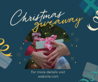 Christmas Giveaway Facebook Post Design