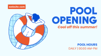Pool Opening Facebook event cover Image Preview
