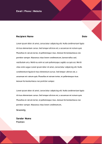 Modern Pattern  Letterhead Design