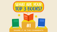 Your Top 3 Books Facebook event cover Image Preview