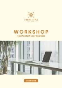 Workshop Business Poster Image Preview