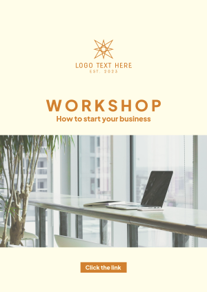 Workshop Business Poster Image Preview