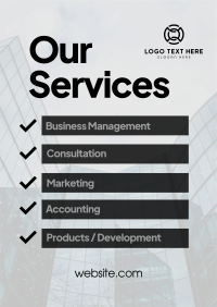 Corporate Services Poster Image Preview
