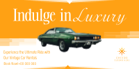 Luxury Vintage Car Twitter post Image Preview