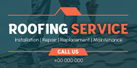 Roofing Professional Services Twitter Post Design