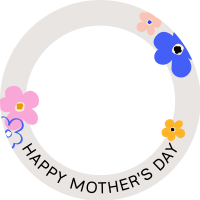 Mother's Day Colorful Flowers Facebook Profile Picture Image Preview