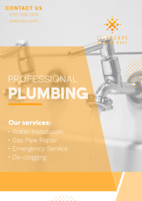 Professional Plumbing Flyer Image Preview