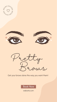 Pretty Brows Facebook Story Image Preview