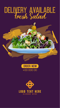 Fresh Salad Instagram Story Design