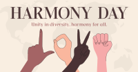 LOVE Sign Harmony Day Facebook Ad Design