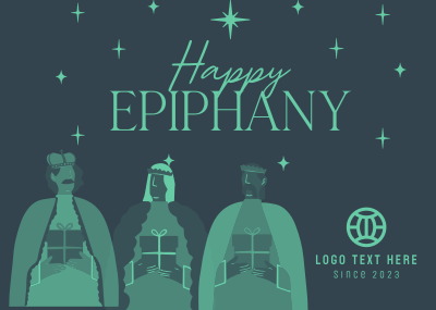 Happy Epiphany Day Postcard Image Preview