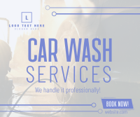 Car Wash Services Facebook Post Design