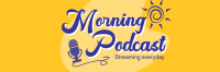 Good Morning Podcast Twitter Header Image Preview