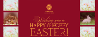 Rustic Easter Greeting Facebook Cover Image Preview