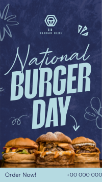 National Burger Day Facebook Story Design