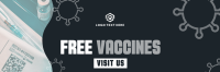 Free Vaccination For All Twitter Header Design