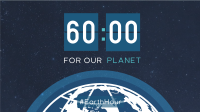 60 Minutes Planet Facebook Event Cover Design