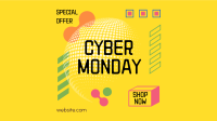 Quirky Tech Cyber Monday Facebook event cover Image Preview