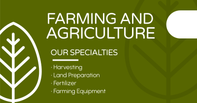 Farming and Agriculture Facebook ad Image Preview