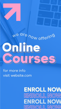 Online Courses Enrollment TikTok video Image Preview