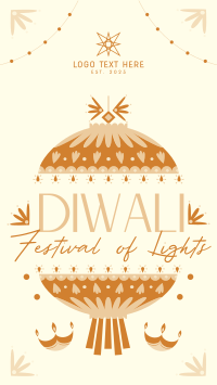 Diwali Festival Celebration Instagram Story Design