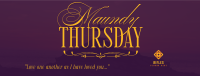 Holy Thursday Facebook cover Image Preview