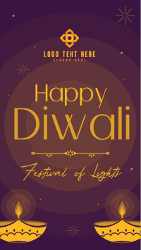 Happy Diwali TikTok Video Design