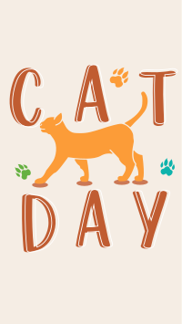 Happy Cat Day Instagram reel Image Preview