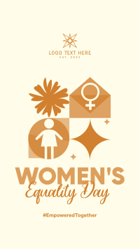 Happy Women's Equality Facebook Story Design