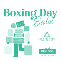 Boxing Shopping Sale Instagram Post Design