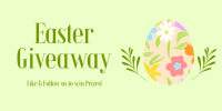 Floral Egg Giveaway Twitter Post Image Preview