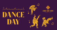 Groovy Dance Day Facebook ad Image Preview