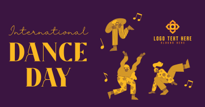 Groovy Dance Day Facebook ad Image Preview