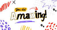 You did amazing! Facebook ad Image Preview