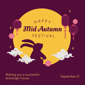 Mid Autumn Festival Rabbit Instagram post Image Preview