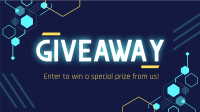 Hex Tech Giveaway Facebook Event Cover Design