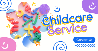 Doodle Childcare Service Facebook ad Image Preview