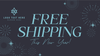 New Year Shipping Facebook event cover Image Preview