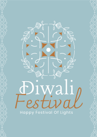 Diwali Lantern Flyer Design