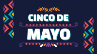 Cinco De Mayo Triangles Zoom background Image Preview